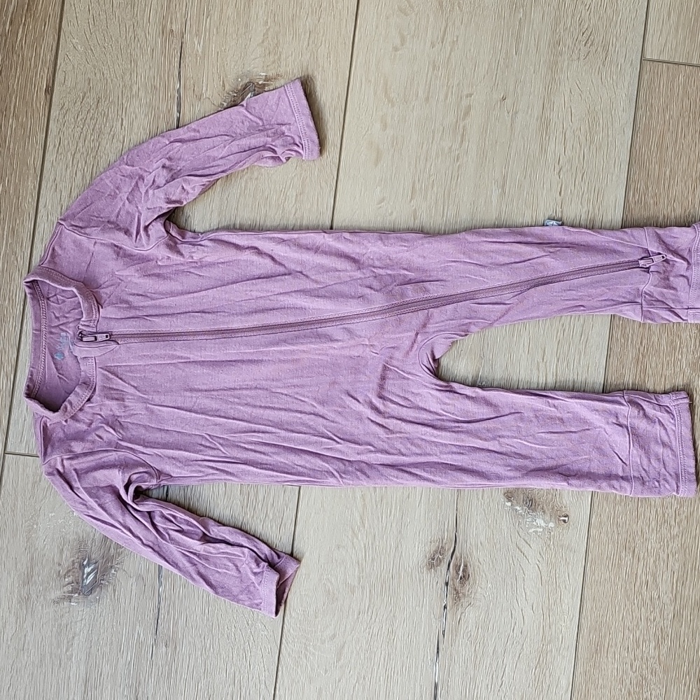 Kyte Baby Zippered Romper In Mulberry?